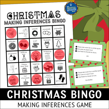 Preview of Christmas Making Inferences Bingo Game