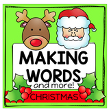 Christmas Making Words Word Work