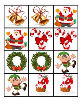 Christmas Matching Game by Lotz of Love Creations | TpT