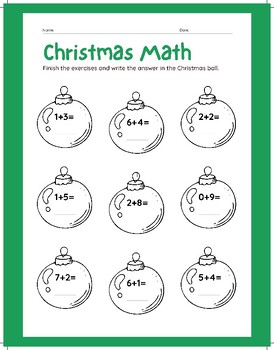Christmas Math by Helping Teachers Free up There Time | TPT