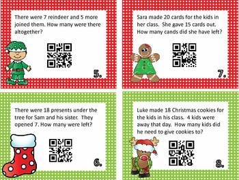 Christmas Math Word Problems by Create Dream Explore | TpT