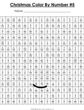 Christmas Activities 4th Grade Christmas Math Christmas Color By Number