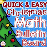 Christmas Bulletin Board - Christmas Multiplication & Chri