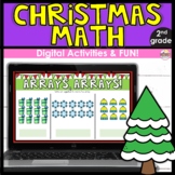 Christmas Math Activities for 2nd Grade - Google Slides Di