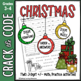 Christmas Math 3-Digit Addition, Subtraction, Order Number