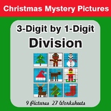 Christmas: 3-Digit by 1-Digit Division - Color-By-Number M
