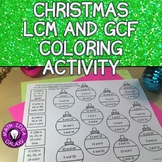 Christmas Math Activity for Greatest Common Factor