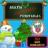 Christmas Math Activities {50 Fun Christmas Math Worksheets}