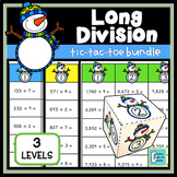 Winter Snowman Math Activities BUNDLE | Division With and 