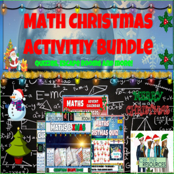 Preview of Christmas Math Activities Bundle