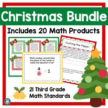 Preview of Christmas Math Activities Bundle