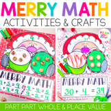 Christmas Math Craft for Fact Families & Place Value Activ