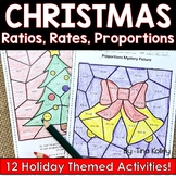 Holiday Middle School Math Activities - Christmas Math Act