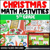 Christmas Math Activities | Digital Christmas Activities Distance Learning