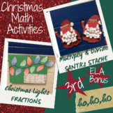 Christmas Math Activities Fractions