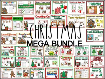 Preview of Christmas Math Activities MEGA Bundle