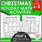 Christmas Math Activities Middle School | Christmas Math W