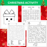 Christmas Color by Sight Word Practice Worksheets Editable