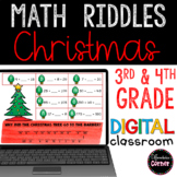 Christmas Math Activities with Google Classroom Slides