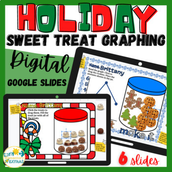 Preview of Christmas Math Activity - Holiday Graphing Activity Google Slides™