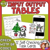 Christmas Math Activity - Input Output Task Cards with Sel