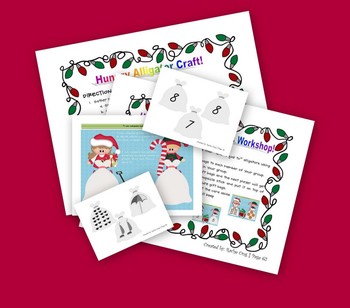 Preview of Christmas Math Activity K.CC.6 and K.CC.7