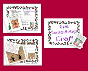 Preview of Christmas Math Activity K.CC.A1, K.CC.A2 and K.CC.A3