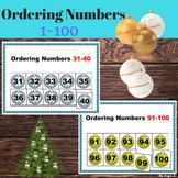 Christmas Math Activity | Ordering Numbers 1-100