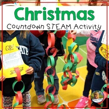 Preview of Christmas Craft STEAM Activity and Christmas Poem