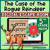 5th Grade Christmas Math Activity The Rogue Reindeer Digit