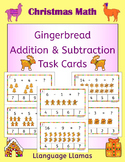 Christmas Math Addition Subtraction Count and Clip for Mat