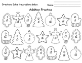 Christmas Math Addition & Subtraction Practice-Add & Subtr