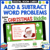 Christmas Math Addition and Subtraction Word Problems BOOM