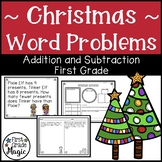 Christmas Math Addition and Subtraction Word Problems within 20