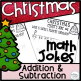 Christmas Math Addition and Subtraction Worksheets and Jok