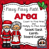 Christmas Math Game - Count and Multiply to Find Area