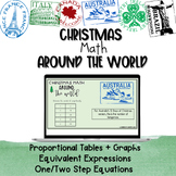 Christmas Math Around the World Middle School Math Digital