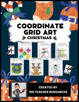 Preview of Christmas Math Art - Coordinate Grid