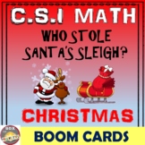 Christmas Math BOOM Cards Christmas CSI Math Mystery: Who 