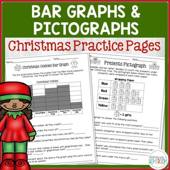 Preview of Christmas Math - Bar Graphs & Pictographs