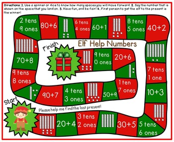 Christmas Math for First Grade- Board Games, Solve the Room, and Word ...