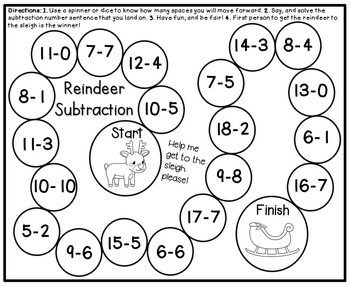 Christmas Math For First Grade- Board Games, Solve The Room, And Word Problems!