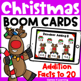 Christmas Math Boom Cards: Addition Facts to 20 for Fact Fluency