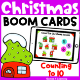 Christmas Math Boom Cards: Counting to 10, Recognizing Num