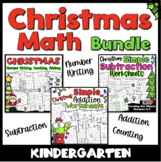 Christmas Math Bundle Addition, Subtraction, Counting, Num
