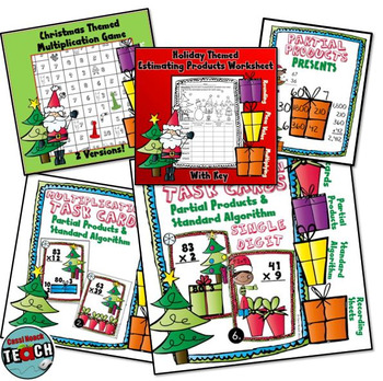 Christmas Math Bundle- Multiplication & Division by Cassi Noack | TpT