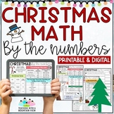 Christmas Math By the Numbers | Christmas Math Activity | 