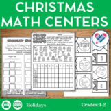 Christmas Math Centers 1st-2nd Grades