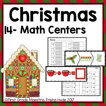 Preview of Christmas Math Centers