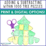 Christmas Math Activity Puzzle: PRINT AND GO Adding and Su